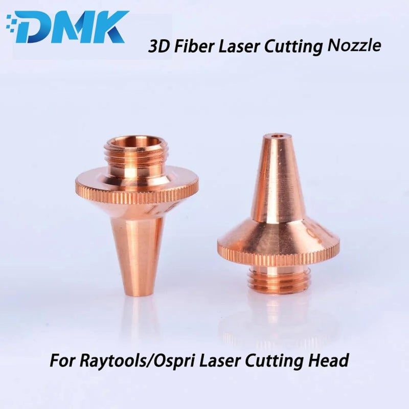 DMK 3D Laser Cutting Nozzle for Raytools/Ospri Fiber Laser Cutting Head Dia.15mm Fiber Laser Nozzle Double Single Layer D15 H19 M8 Caliber 0.8-3.5mm (Double-Caliber 1.5mm) - Image 5